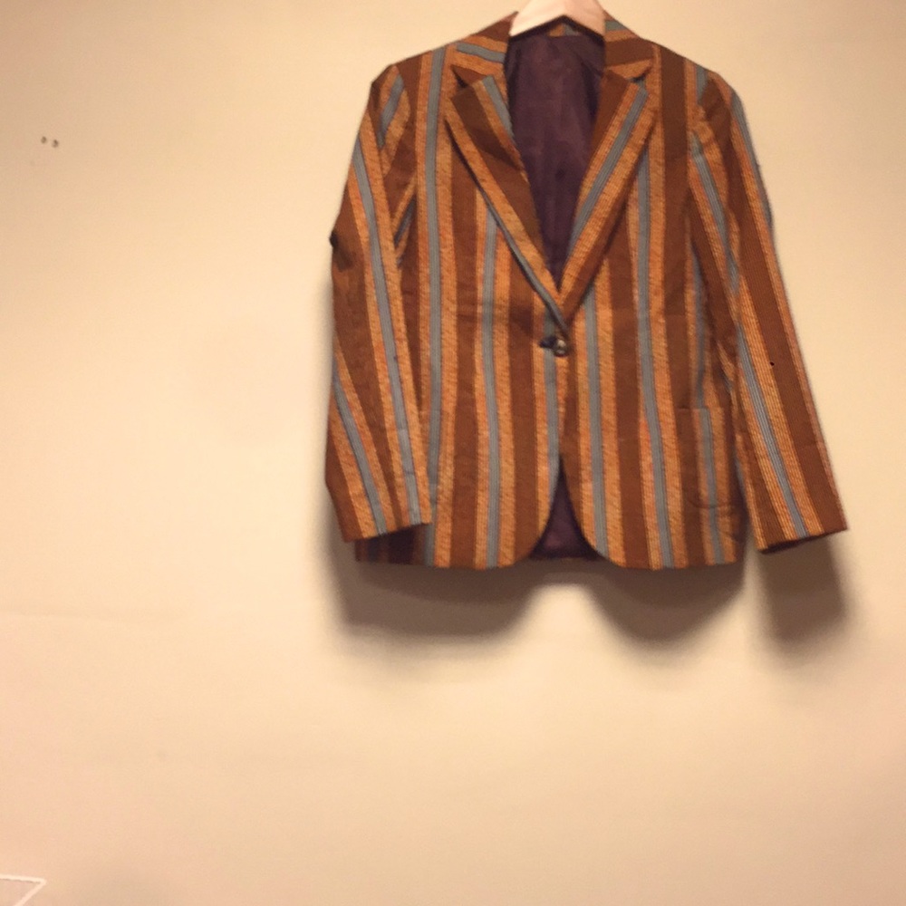 African Print Blazer